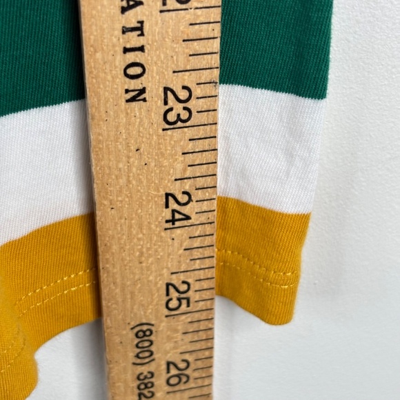 Boden Breton Long Sleeve T Shirt 13 Rainbow Cuff Tee Navy Stripe Nautical Preppy - Picture 10 of 11